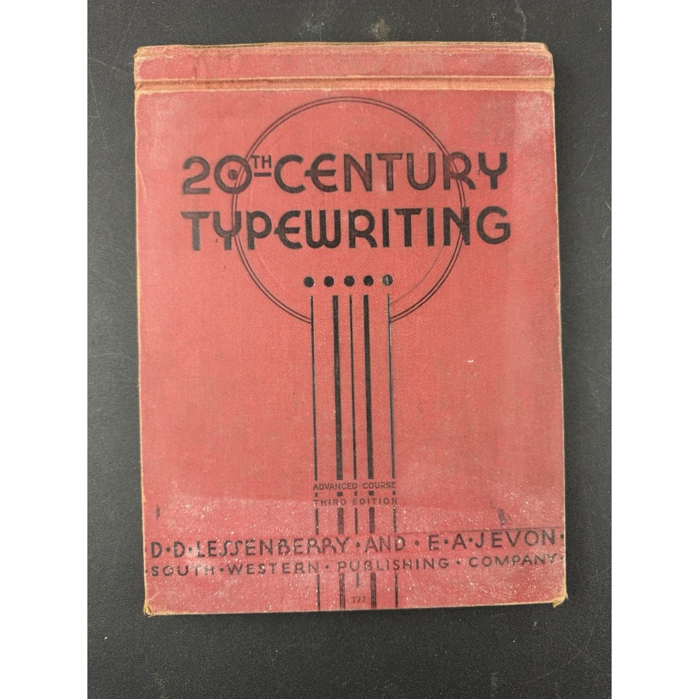 20th Century Typewriting Advanced 3rd ed. D.D. Lessenberry 1937
